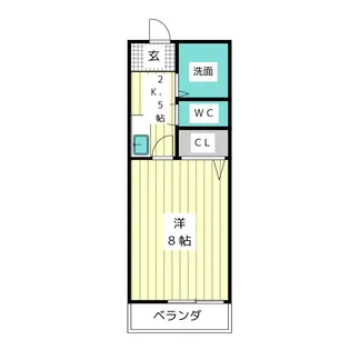 シャルムA1【1階】の間取り