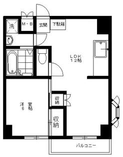 保戸田マンション【2階】の間取り