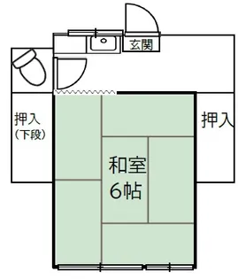 第一浅賀荘【1階】の間取り