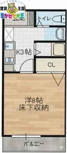 ルネス・シーボルト【1階】の間取り