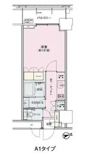 アンビエンテ駒込【6階】の間取り