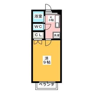 ステュディオ メッチェン【2階】の間取り