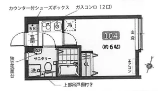 プログレス東松原【1階】の間取り