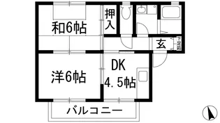 シャティハイム【2階】の間取り