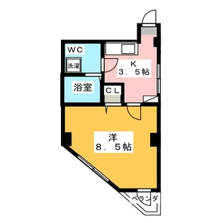 Bonheur【3階】の間取り