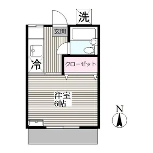 フォレストI【1階】の間取り