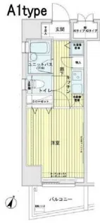 メインステージ東日本橋II【5階】の間取り