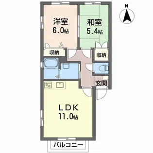 スターヒルズ【2階】の間取り