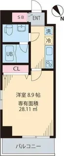 シャルマン ショコラ【8階】の間取り