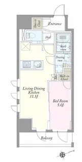 JP noie 上野稲荷町【12階】の間取り