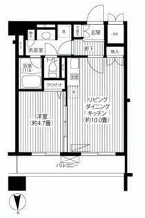 ピエス綱島【1階】の間取り