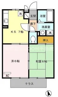 アメニティK【2階】の間取り