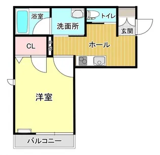 シャーメゾンKR-G【1階】の間取り