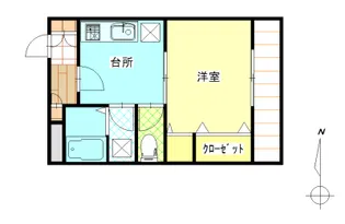 HIROハイツ【1階】の間取り