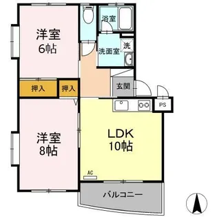 ミレニアム八王寺【3階】の間取り