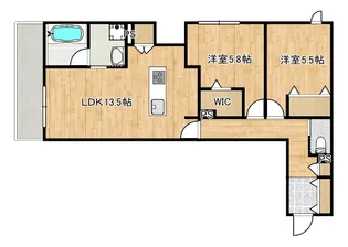 La Maison 千年【4階】の間取り