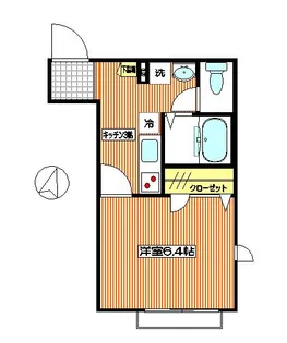 エスポワール【1階】の間取り