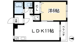 メゾン山中【1階】の間取り