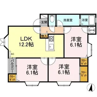 プレリュード【1階】の間取り
