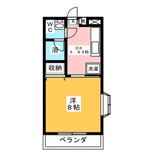 ヴィラ・フィオーレ【1階】の間取り