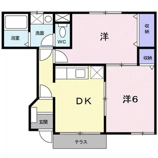 プラッツA【1階】の間取り
