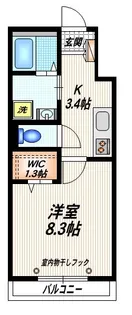 ソルクレスト大森【2階】の間取り