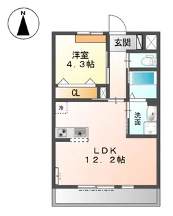サンプレイス【1階】の間取り