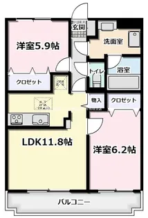 プレミール新場【2階】の間取り