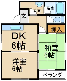エンゼルハイム大津【2階】の間取り