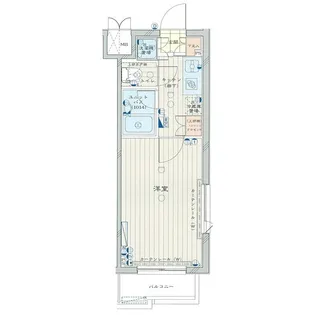 ルーブル新宿西落合七番館【1階】の間取り