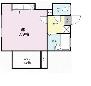 アーバンイイダ【1階】の間取り
