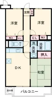 ライオンズマンション青梅第二【8階】の間取り