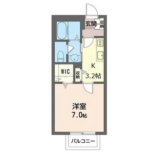 ボヌール ウィズ【2階】の間取り