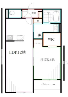 ウィステリア ガーデン【1階】の間取り