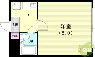 パル西明石【3階】の間取り