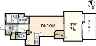 ベルメゾン フローレンス【4階】の間取り