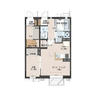 ユアメゾン小山I【1階】の間取り