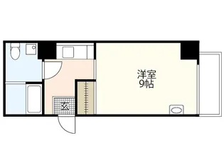 リバティ三篠【6階】の間取り