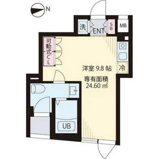 エルプラド自由が丘【2階】の間取り