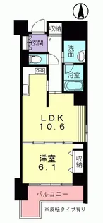 クリスタルプラザアネックス多治見【10階】の間取り