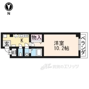 浜大津ヒルズ【5階】の間取り