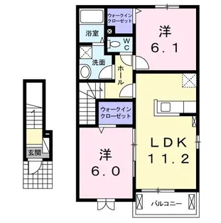 アルドール【2階】の間取り