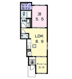 メゾンHIKARI【1階】の間取り