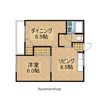 美松コーポA【1階】の間取り