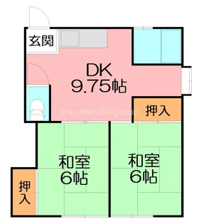 フラットSANO【2階】の間取り