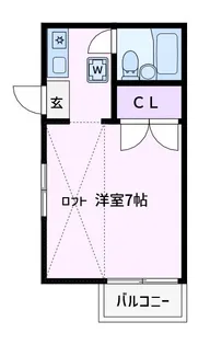 ハイム山下【2階】の間取り