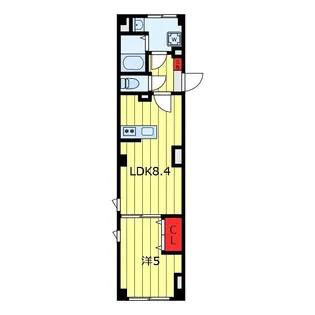 プレゾン【1階】の間取り