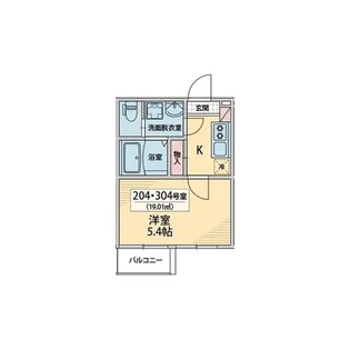 Nクレール【2階】の間取り