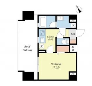 スカイコートグランデ清澄白河【7階】の間取り