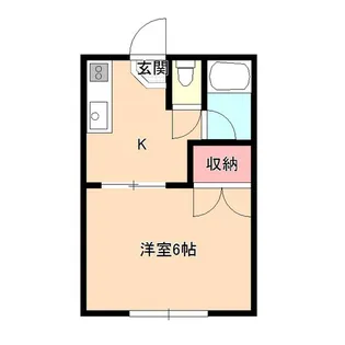 コーポまどか【1階】の間取り